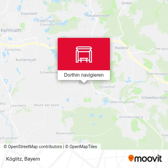 Köglitz Karte
