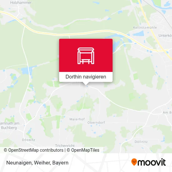 Neunaigen, Weiher Karte