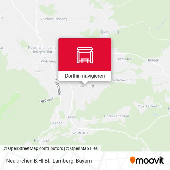 Neukirchen B.Hl.Bl., Lamberg Karte