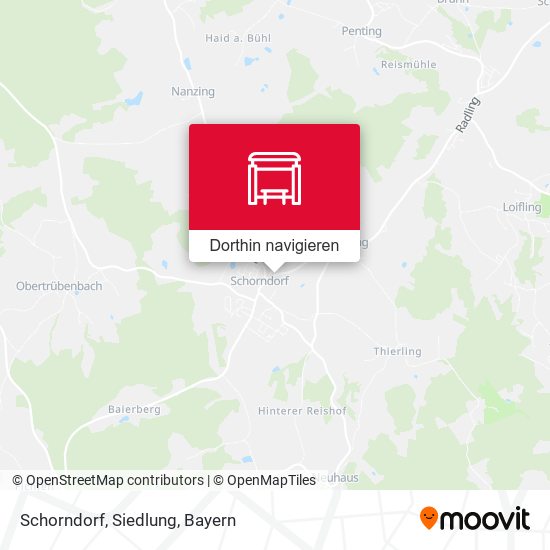 Schorndorf, Siedlung Karte