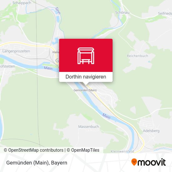 Gemünden (Main) Karte