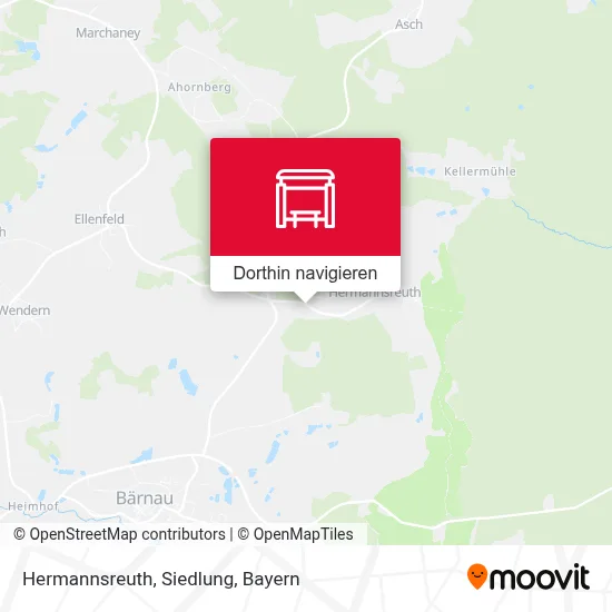 Hermannsreuth, Siedlung Karte