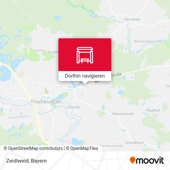 Zeidlweid Karte
