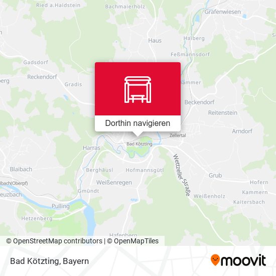 Bad Kötzting Karte