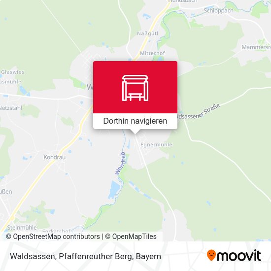Waldsassen, Pfaffenreuther Berg Karte