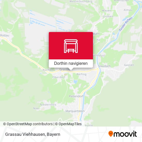 Grassau Viehhausen Karte