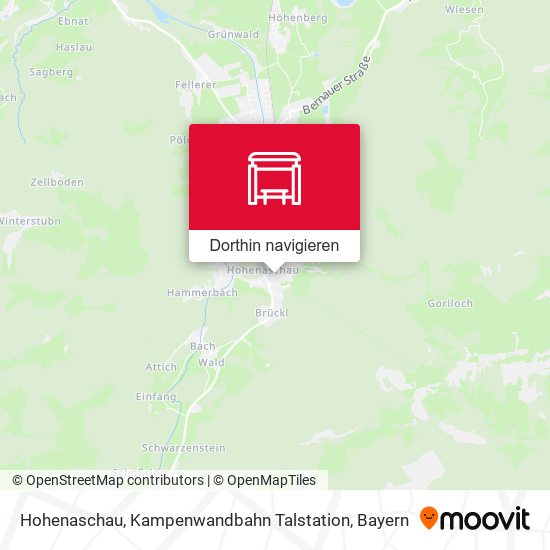 Hohenaschau, Kampenwandbahn Talstation Karte