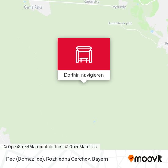 Pec (Domazlice), Rozhledna Cerchov Karte