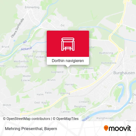 Mehring Priesenthal Karte