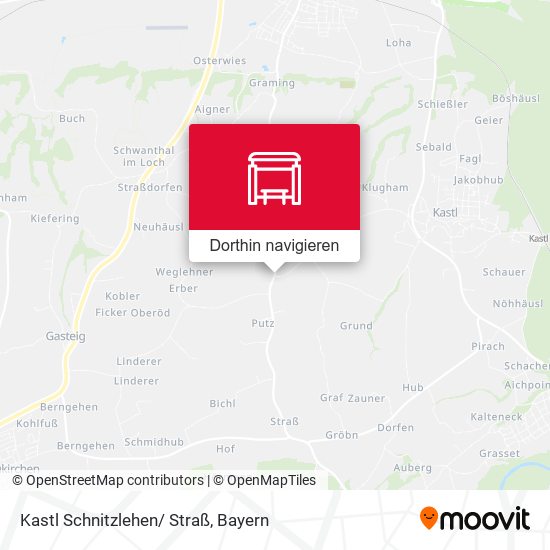 Kastl Schnitzlehen/ Straß Karte