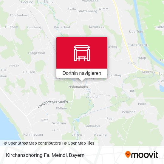 Kirchanschöring Fa. Meindl Karte