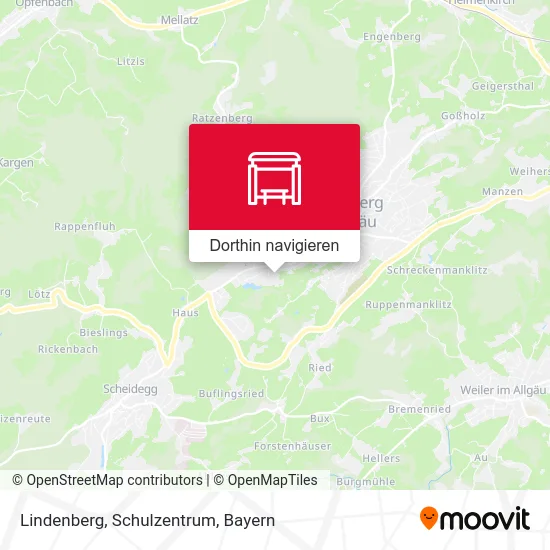 Lindenberg, Schulzentrum Karte