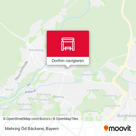 Mehring Öd Bäckerei Karte