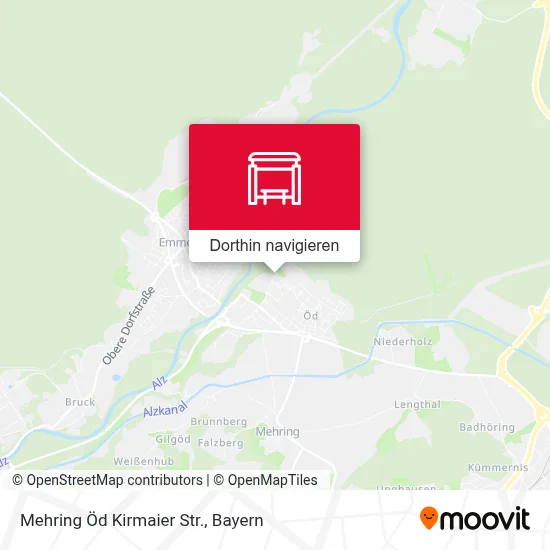 Mehring Öd Kirmaier Str. Karte