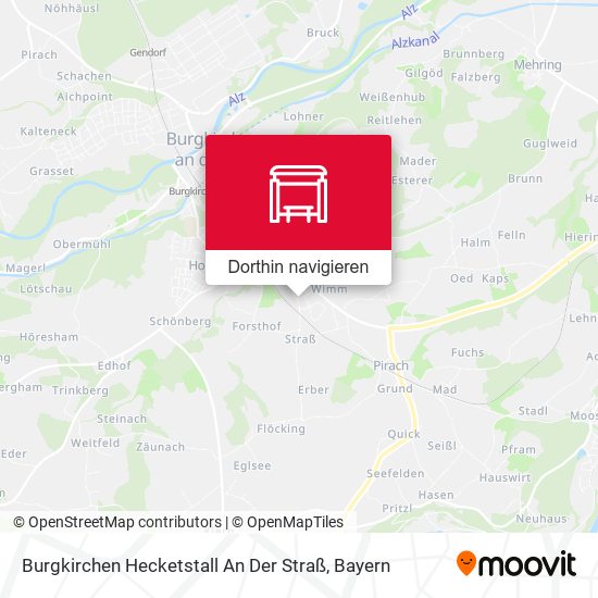 Burgkirchen Hecketstall An Der Straß Karte