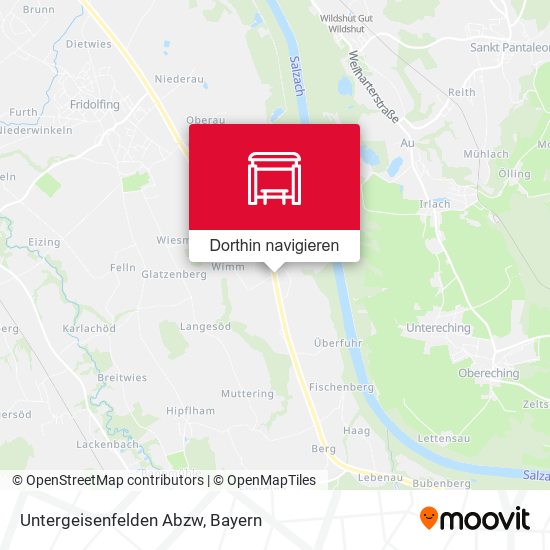 Untergeisenfelden Abzw Karte