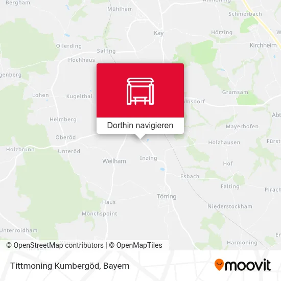 Tittmoning Kumbergöd Karte
