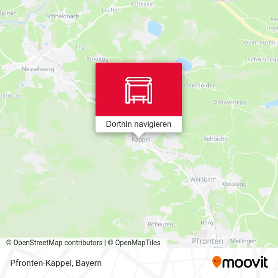 Pfronten-Kappel Karte