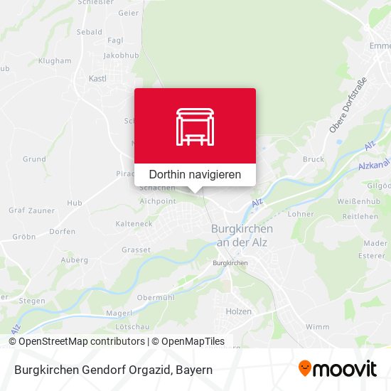 Burgkirchen Gendorf Orgazid Karte