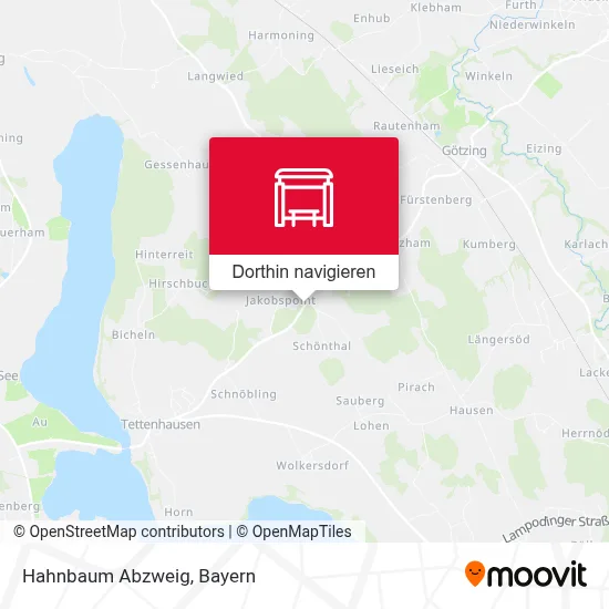 Hahnbaum Abzweig Karte