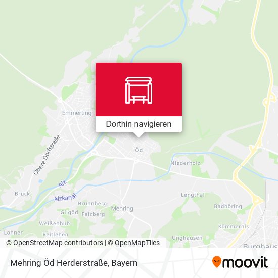 Mehring Öd Herderstraße Karte