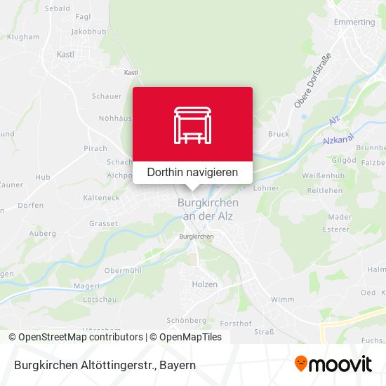 Burgkirchen Altöttingerstr. Karte