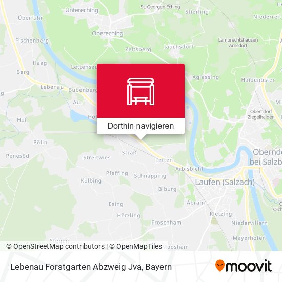 Lebenau Forstgarten Abzweig Jva Karte