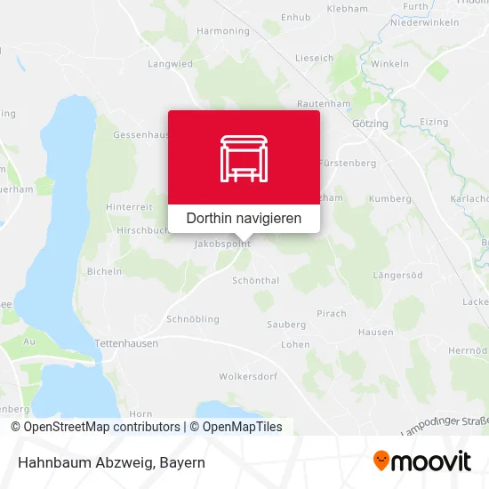 Hahnbaum Abzweig Karte