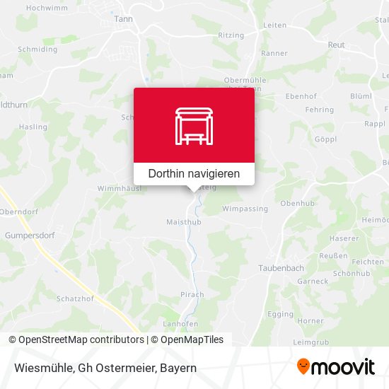 Wiesmühle, Gh Ostermeier Karte