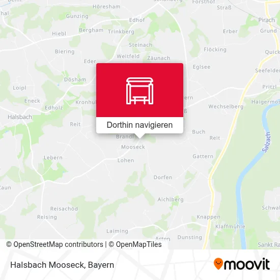 Halsbach Mooseck Karte