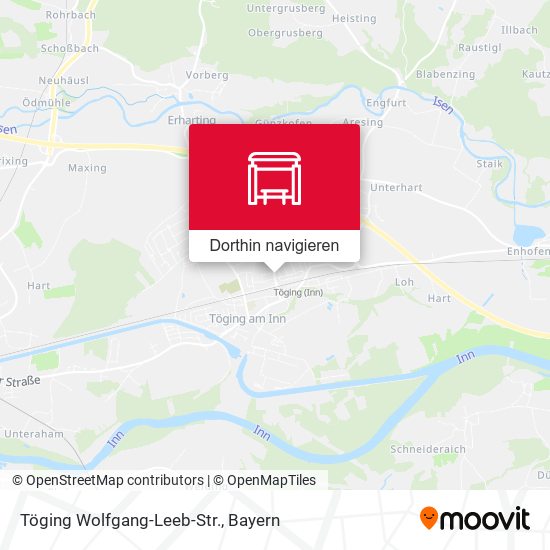 Töging Wolfgang-Leeb-Str. Karte
