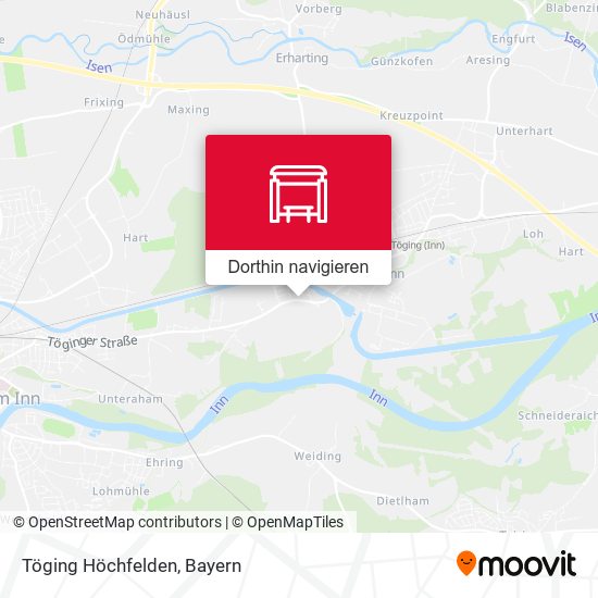 Töging Höchfelden Karte