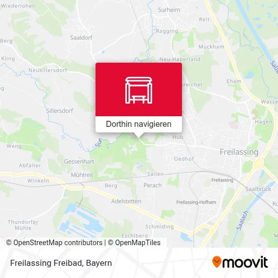 Freilassing Freibad Karte