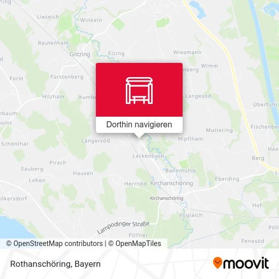 Rothanschöring Karte