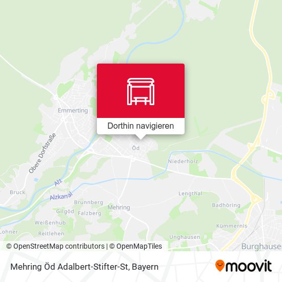 Mehring Öd Adalbert-Stifter-St Karte