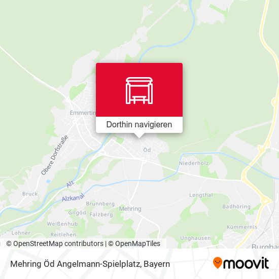 Mehring Öd Angelmann-Spielplatz Karte
