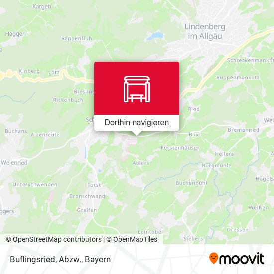 Buflingsried, Abzw. Karte