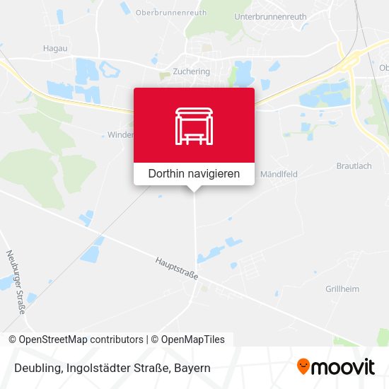 Deubling, Ingolstädter Straße Karte