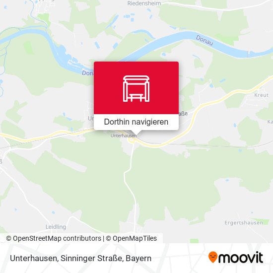 Unterhausen, Sinninger Straße Karte