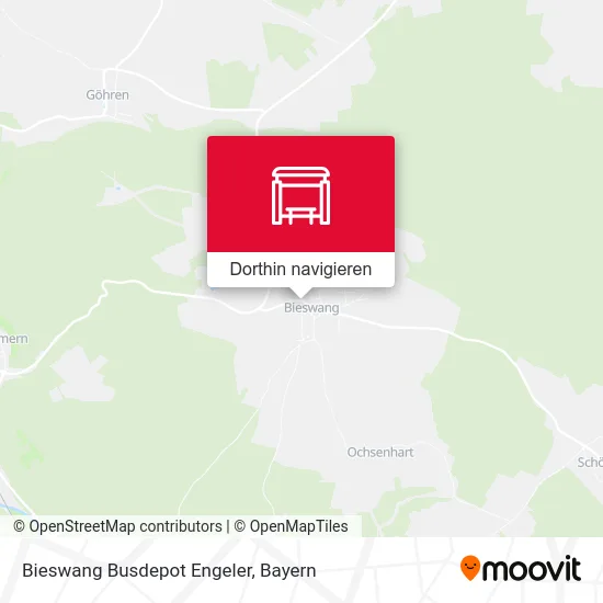 Bieswang Busdepot Engeler Karte