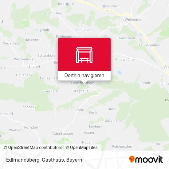 Edlmannsberg, Gasthaus Karte