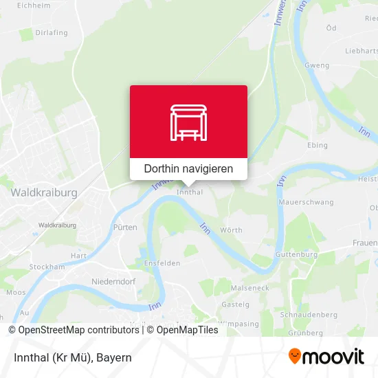 Innthal (Kr Mü) Karte