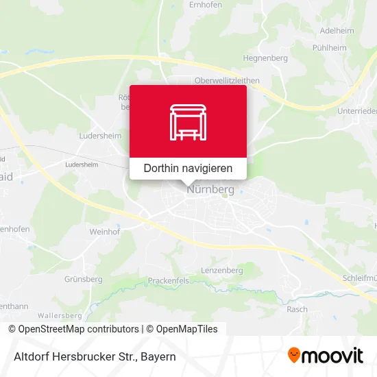 Altdorf Hersbrucker Str. Karte