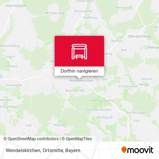 Wendelskirchen, Ortsmitte Karte