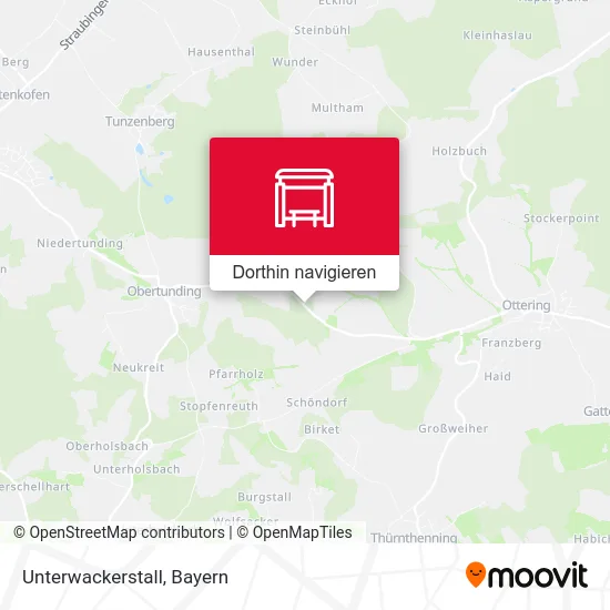 Unterwackerstall Karte