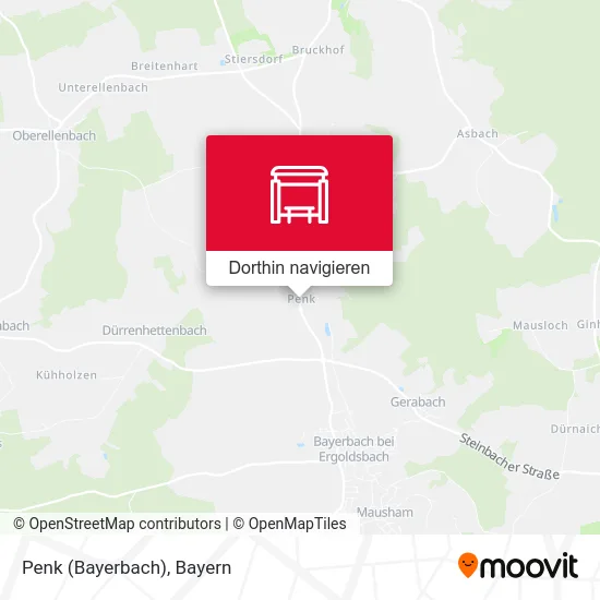 Penk (Bayerbach) Karte