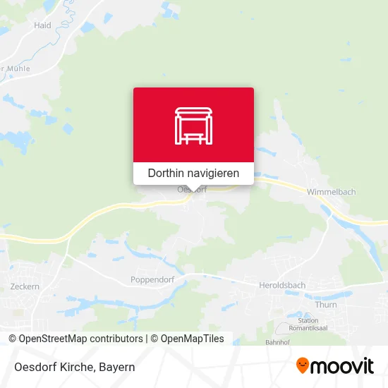 Oesdorf Kirche Karte