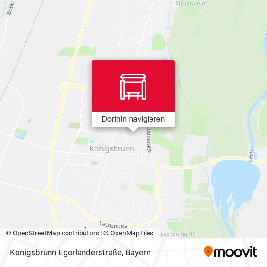 Königsbrunn Egerländerstraße Karte