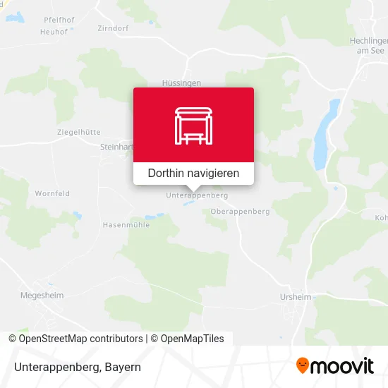 Unterappenberg Karte