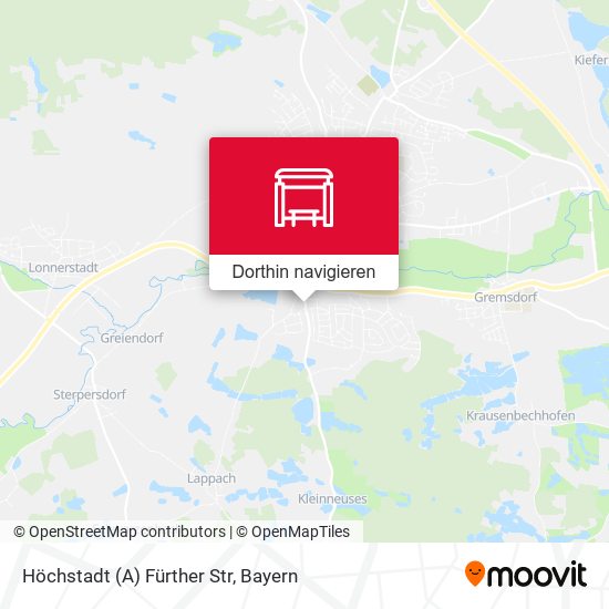 Höchstadt (A) Fürther Str Karte